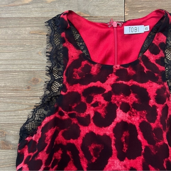 Tobi Cherished Moments Leopard Shift Dress - Picture 7 of 10